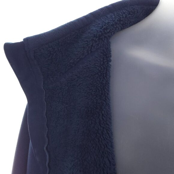 Columbia Jacket Men's 2XL Navy Full Zip Pockets Free Shipping Soft Furr Fleece - Picture 8 of 10
